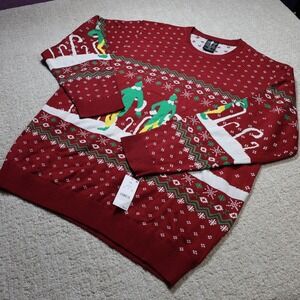 Elf Movie Buddy the Elf Ugly Christmas Sweater Red XXL KWM9LWCWBS